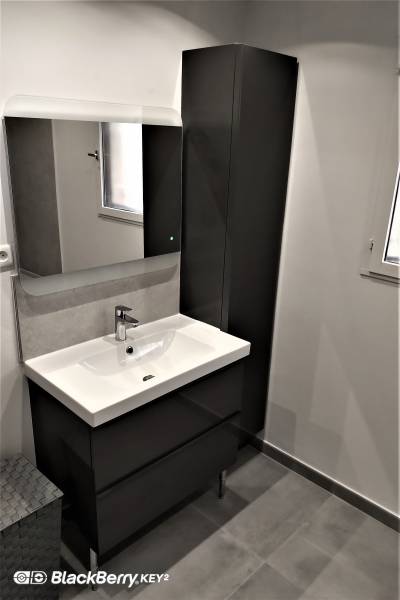 ensemble meuble vasque avec colonne