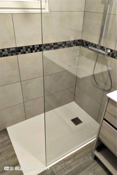 receveur extra plat antiderapant